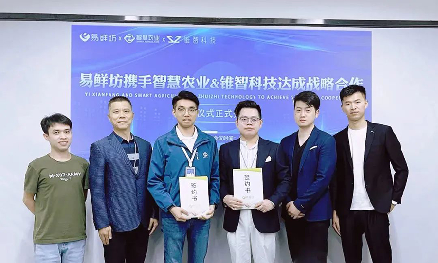 携手共赢Z6·尊龙凯时与易鲜坊、锥智科技达成战略合作